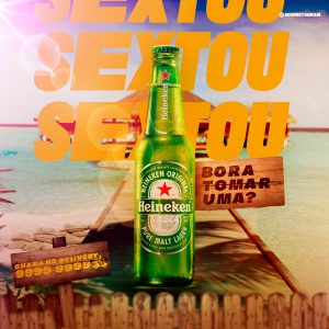 Social Media Sextou Bora Tomar Uma Heineken Distribuidora Psd Edit Vel