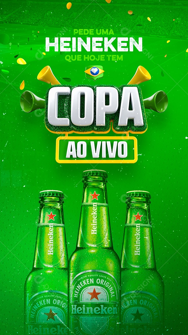 Story Pede Uma Heineken Que Hoje Tem Copa Ao Vivo Cervejaria Copa Mundo