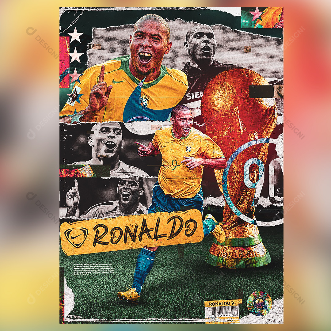 Ronaldo Print - O Fenômeno - Brasil – MezzalaDesigns