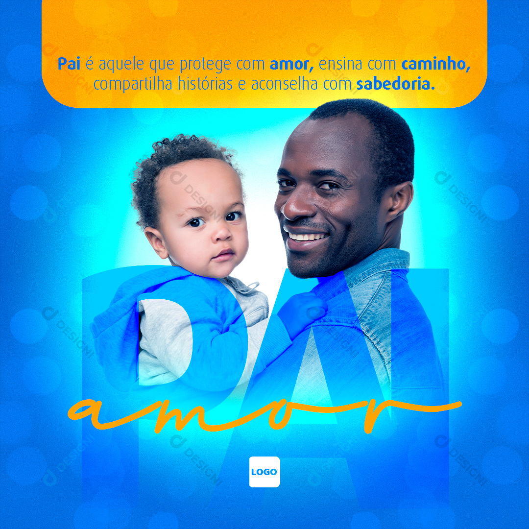 Father's Day Social Media Editable PSD