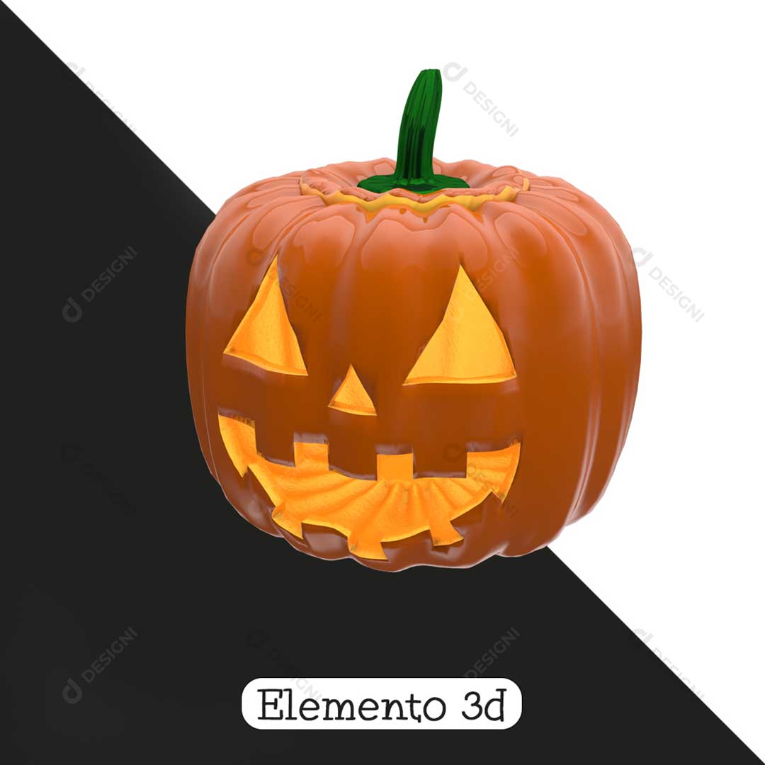 Selo 3D Para Composição Halloween Dia Das Bruxas PNG Transparente