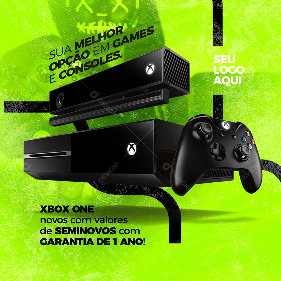 Sua Melhor Opção em Gamer e Console Social Media PSD Editável