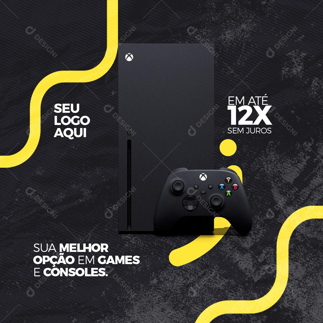 Sua Melhor Opção em Gamer e Console Social Media PSD Editável