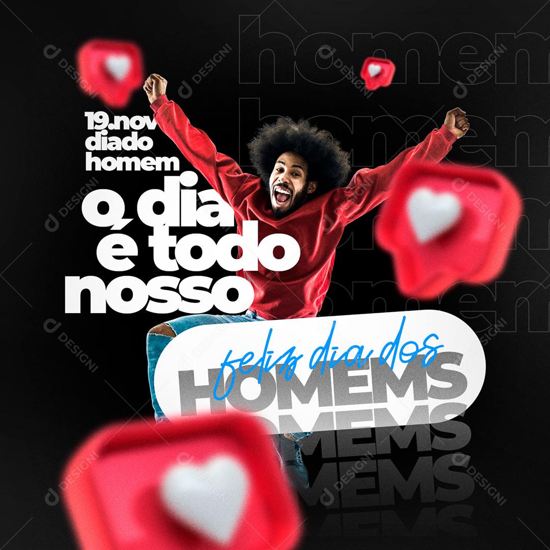 Dia Do Homem Social Media PSD Editável