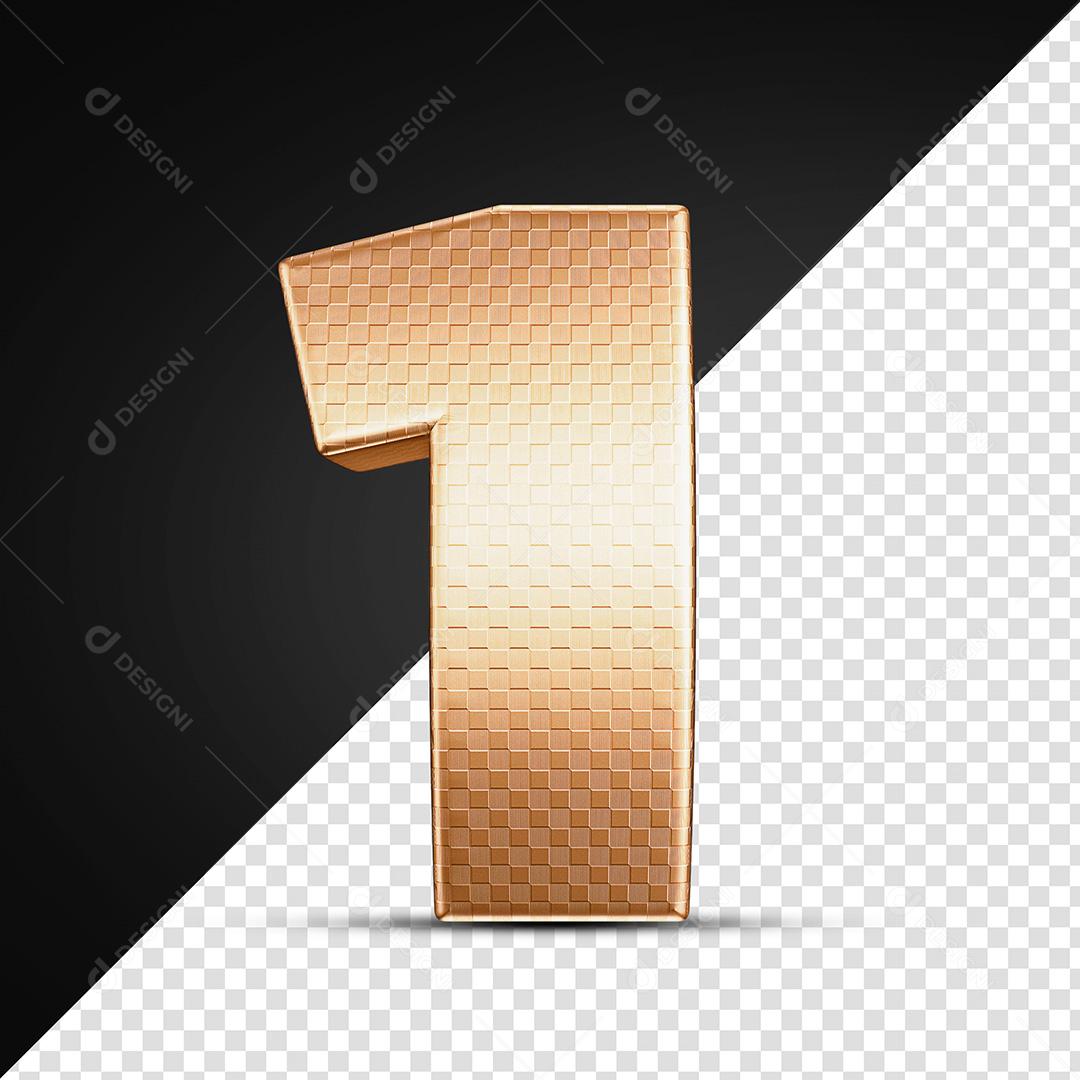 Elementos D Para Composição Número Dourado PNG Transparente Sem Fundo download Designi