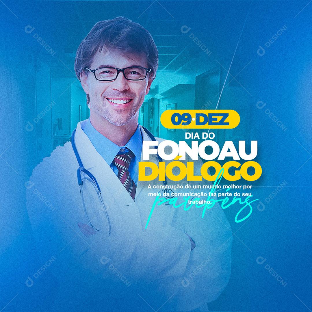 Post 9 De Dezembro Dia Do Fonoaudiólogo Social Media PSD Editável