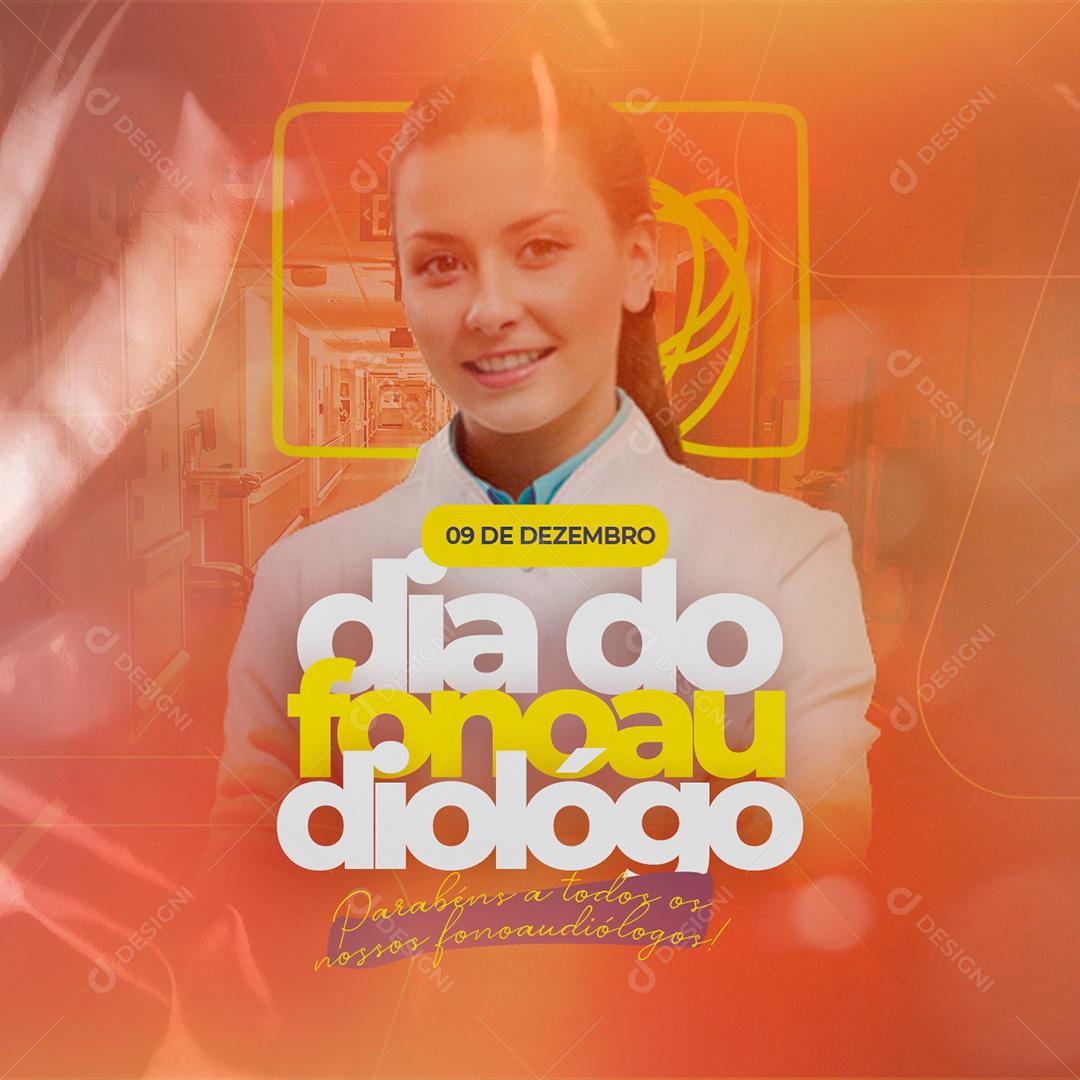 Post 9 De Dezembro Dia Do Fonoaudiólogo Social Media PSD Editável