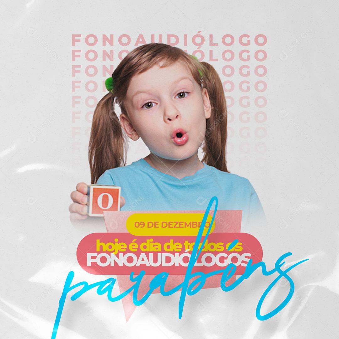 Post Dia Do Fonoaudiólogo Social Media PSD Editável