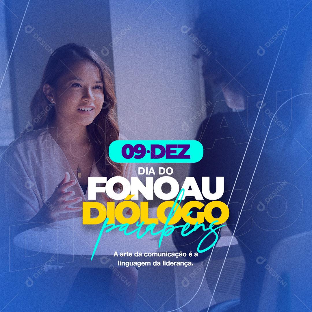 Post Dia Do Fonoaudiólogo 9 De Dezembro Social Media PSD Editável