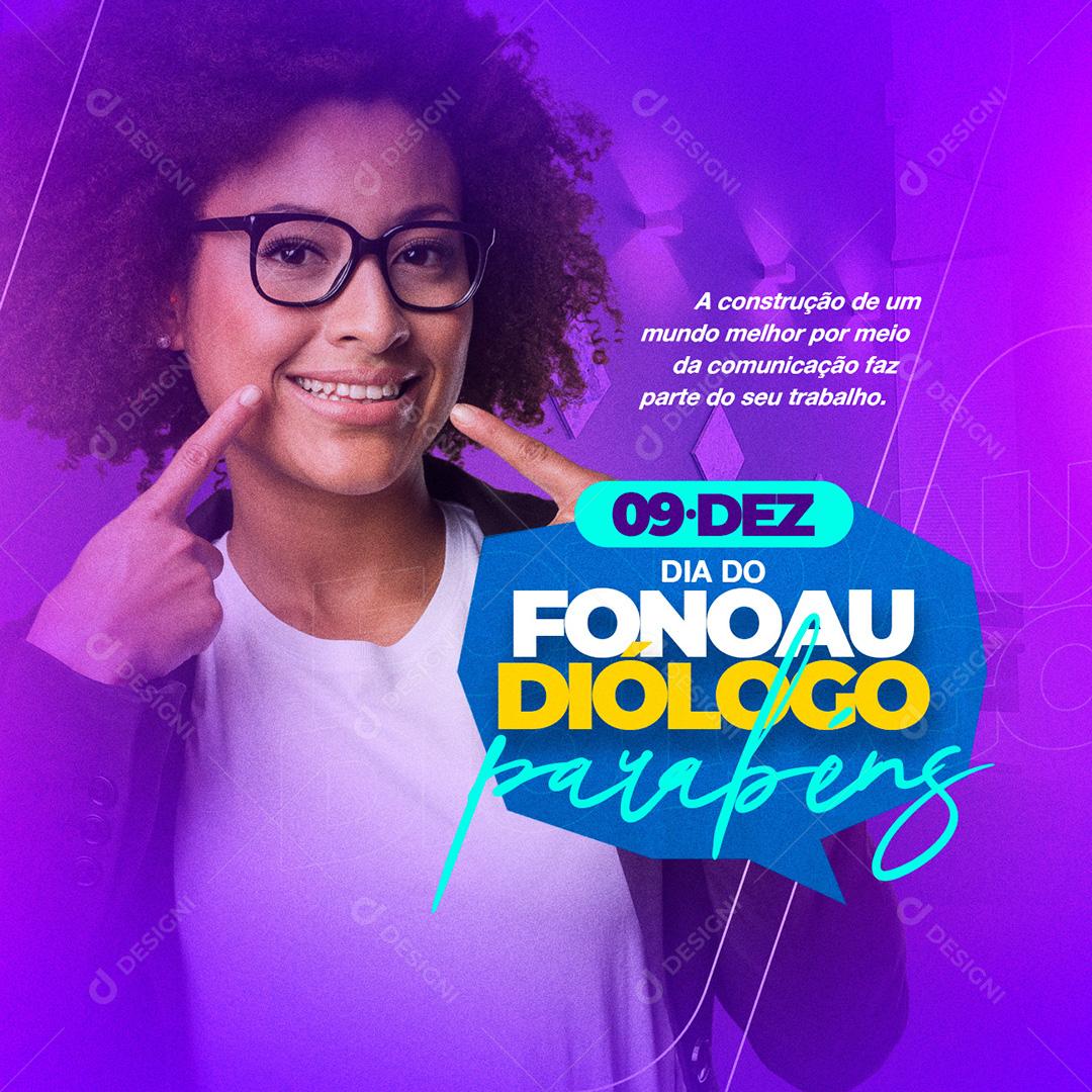 Post Dia Do Fonoaudiólogo 9 De Dezembro Social Media PSD Editável