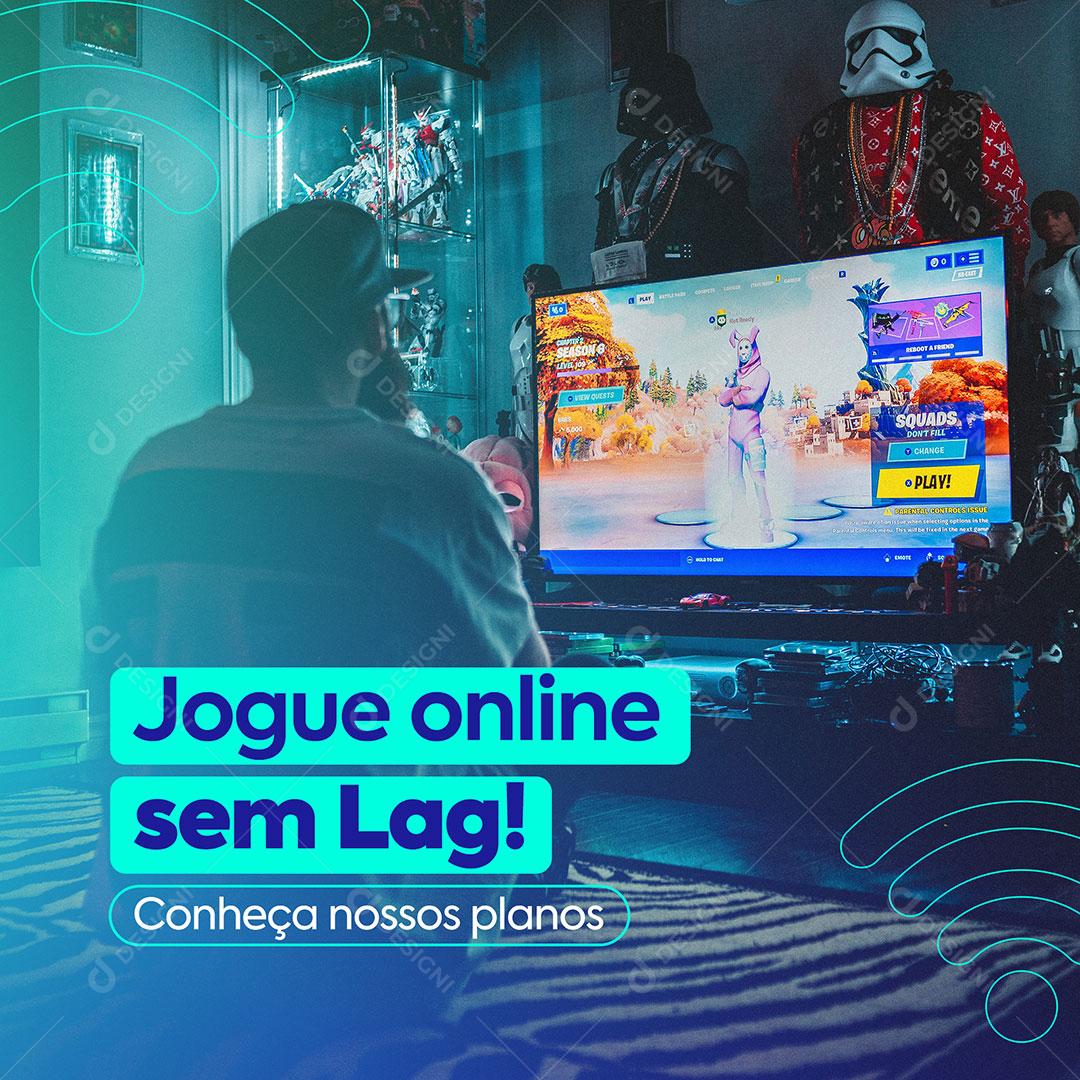 Post Feed Internet Sem Bom Nesse Jogo Social Media PSD Editável [download]  - Designi