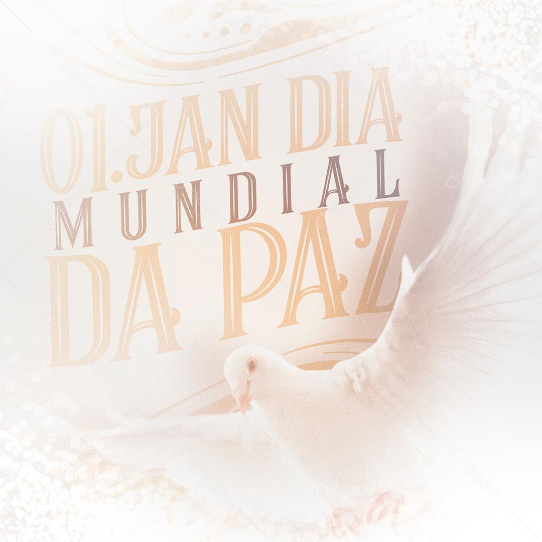 Dia Mundial Da Paz 1 De Janeiro Social Media PSD Editável