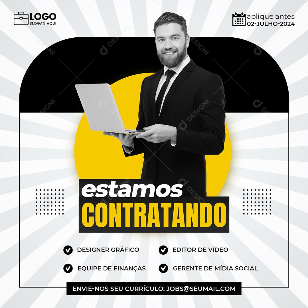 Social Media Agências Estamos Contratando Psd Editável Download Designi 2272