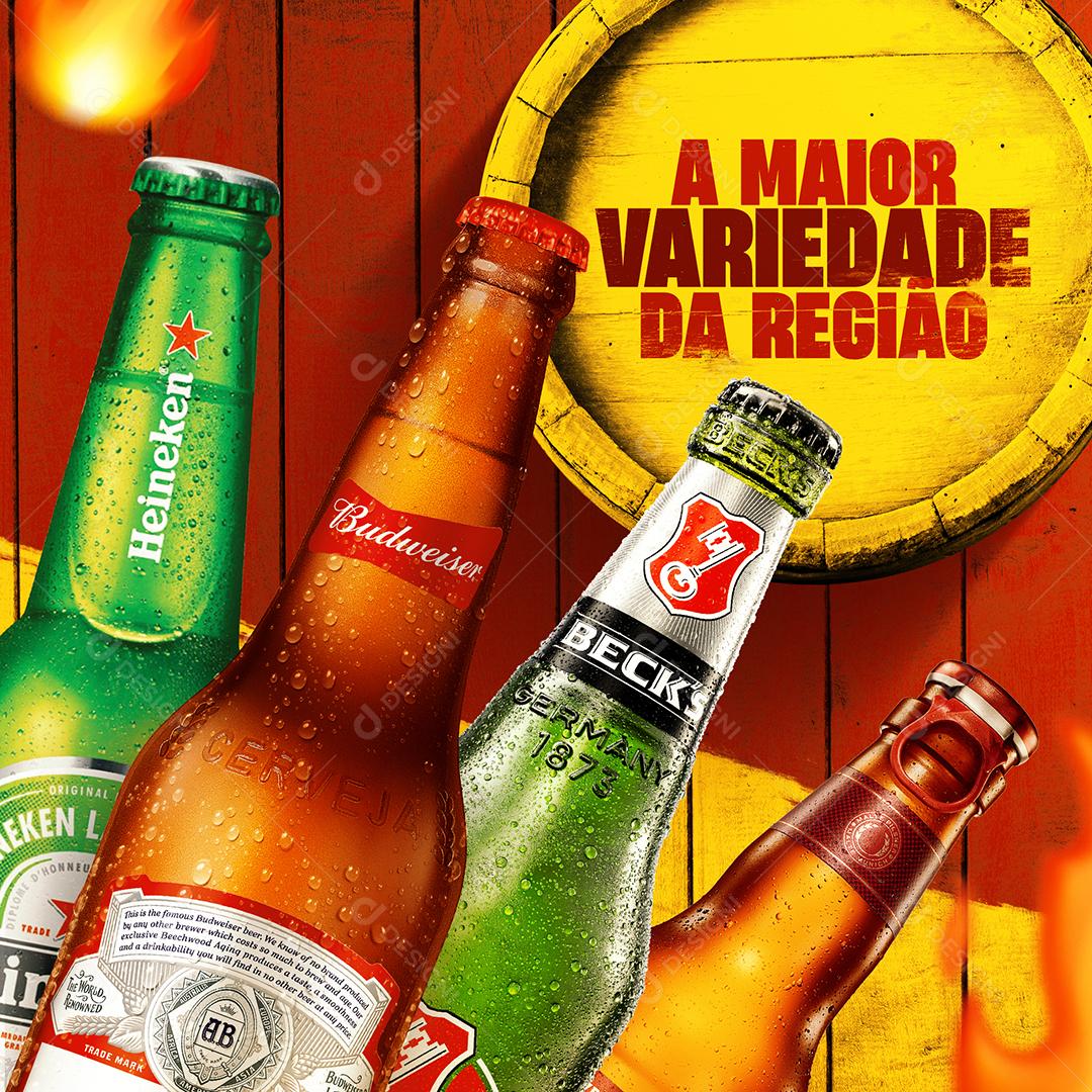 Social Media A Maior Variedade Da Regi O Cervejas Bar Psd Edit Vel Download Designi