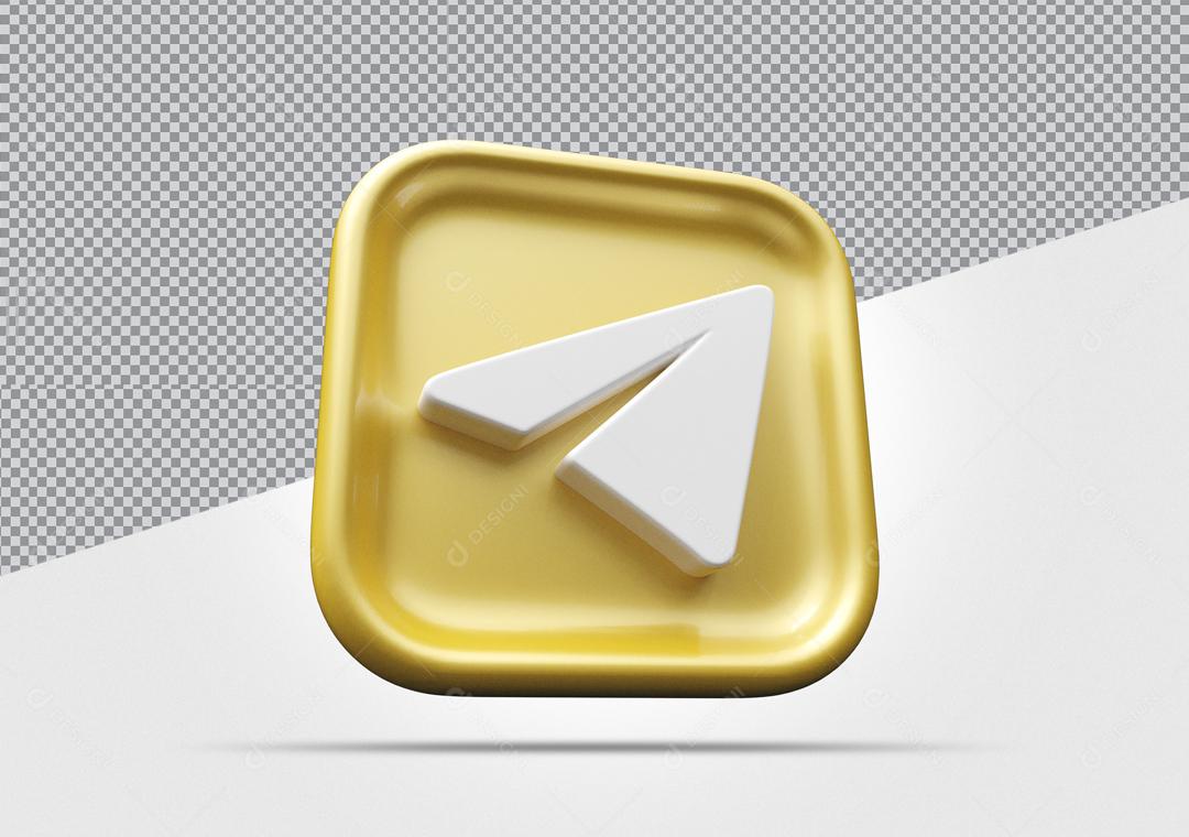 Телеграмм голд. Лого телеграмм золото. Иконки телеграмм золотистый. Telegram 3d icon.