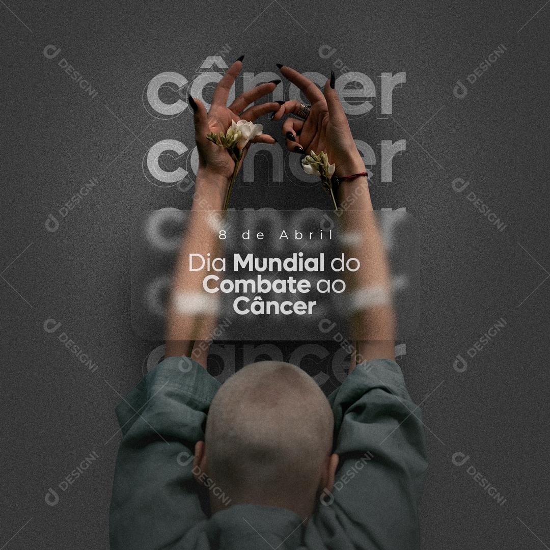 Feed Dia Mundial Do Combate Ao Câncer Social Media PSD Editável