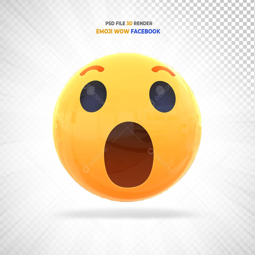 Emoji D Rea O Surpresa Elemento Para Composi O Psd Download Designi