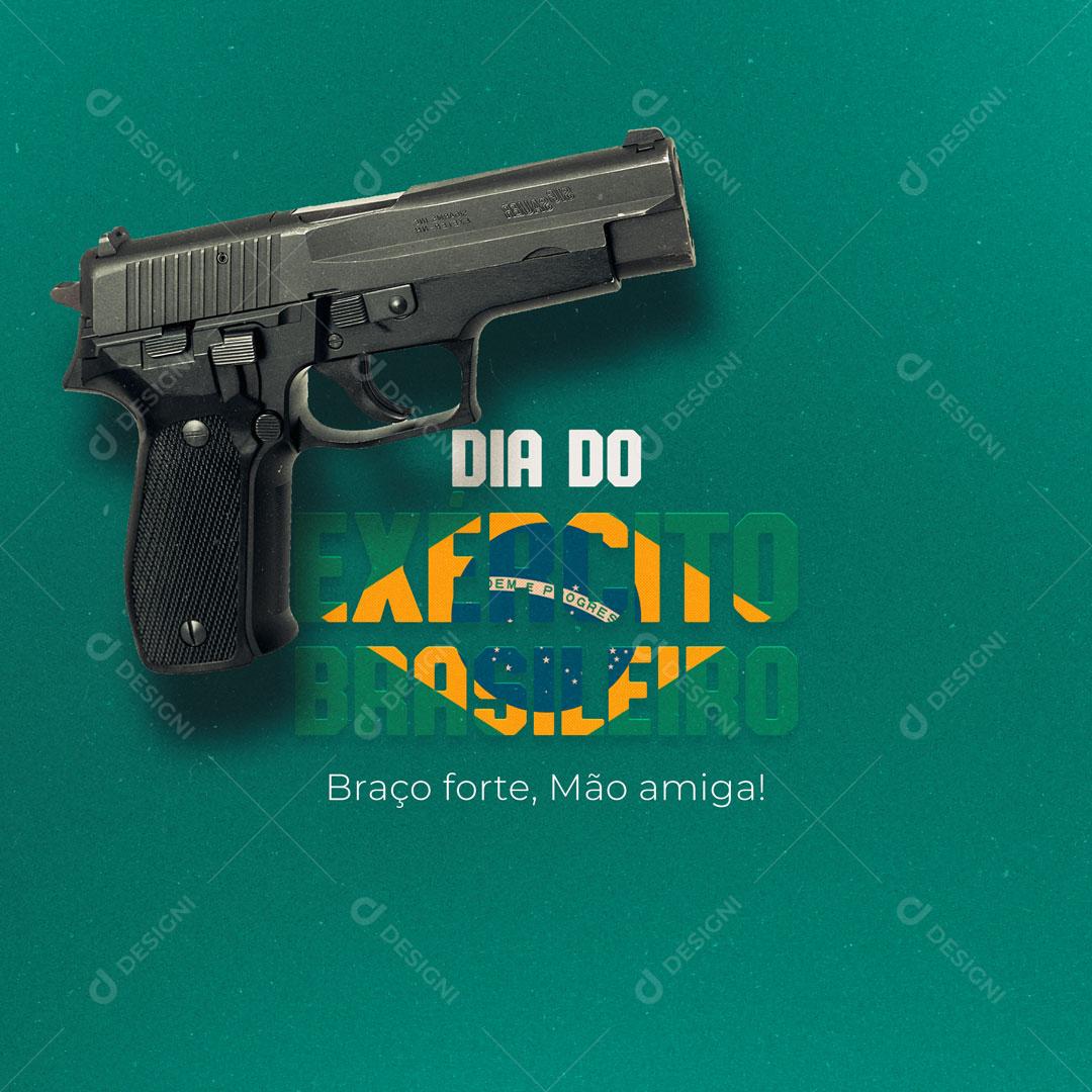 Social Media Dia do Exército Brasileiro 19 de Abril PSD Editável