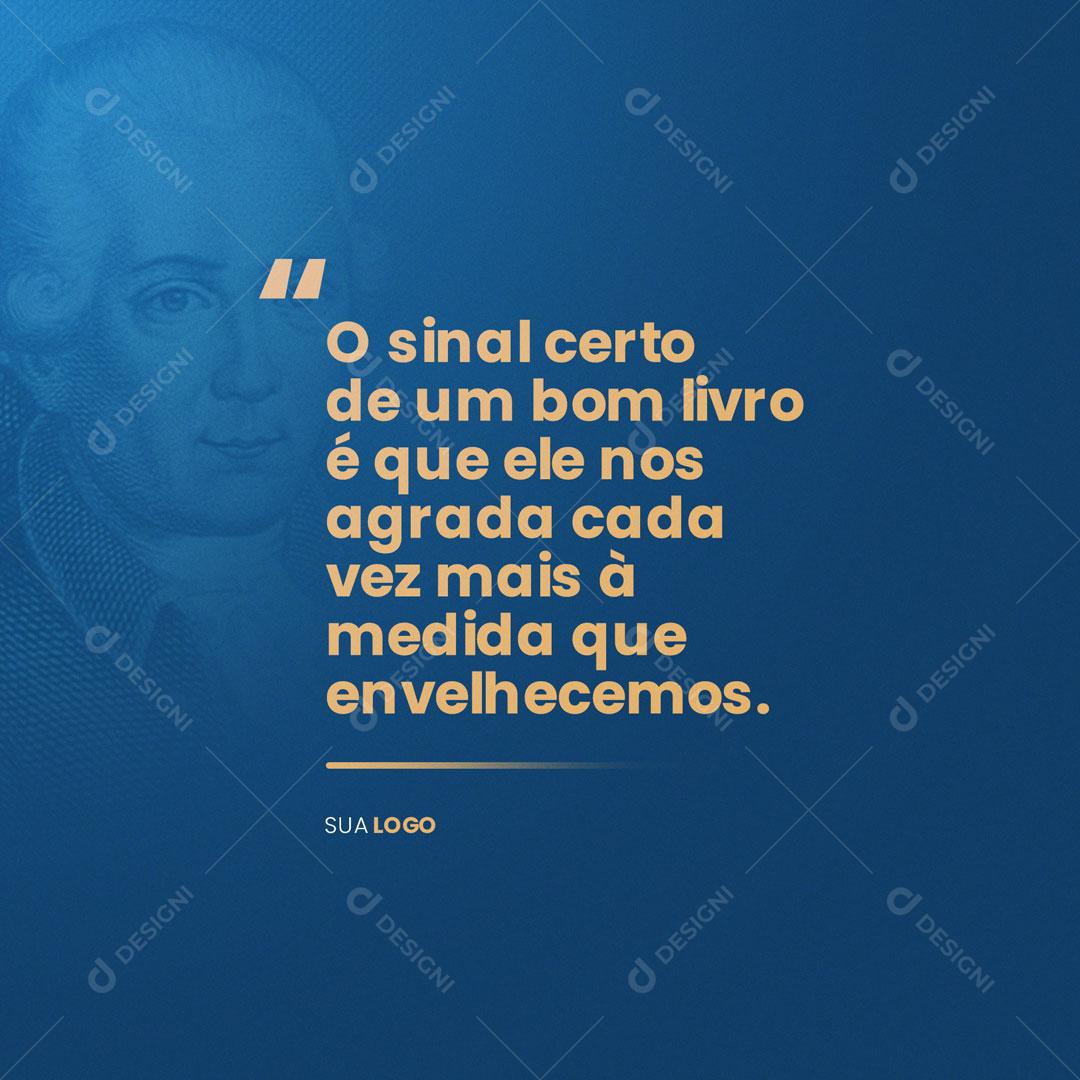 Social Media Livraria Livro PSD Editável