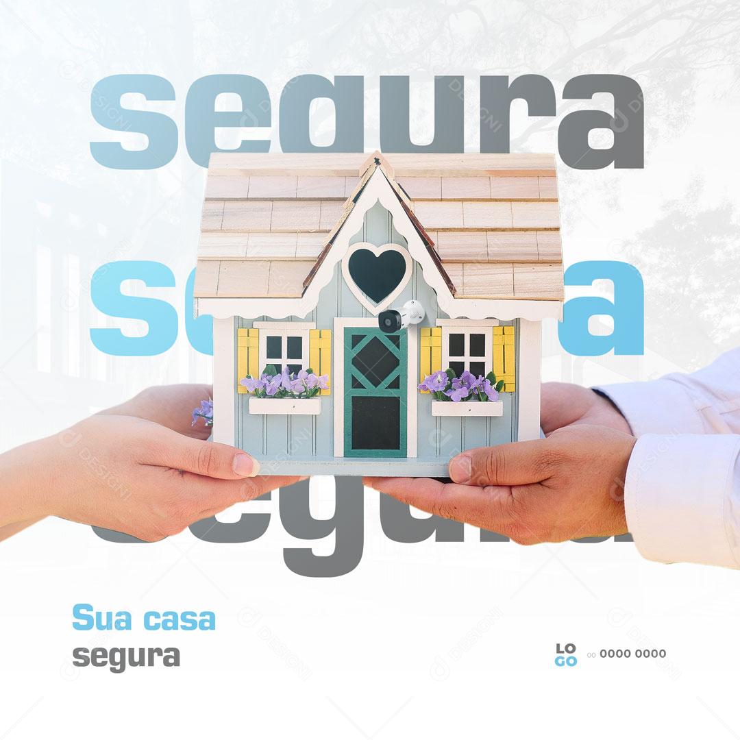 Social Media Electronic Security Your Safe House PSD Editable