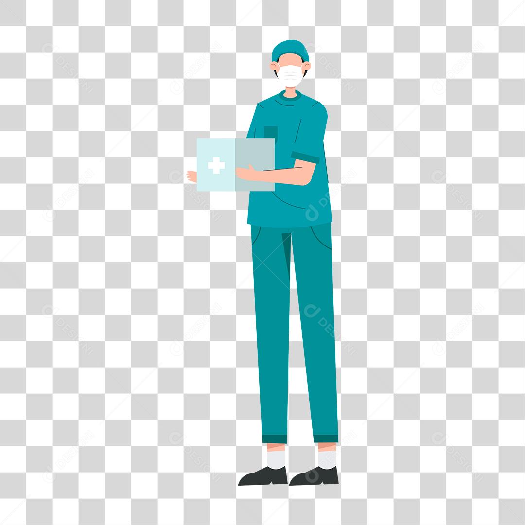Desenho de Medica e Paciente PNG Transparente [download] - Designi