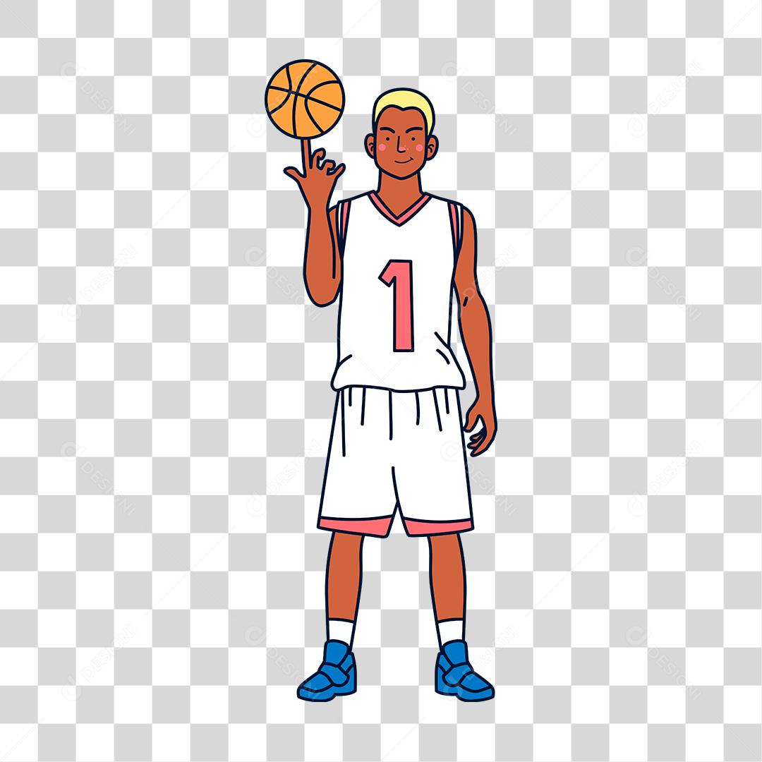 Desenho de Bola de Basquete PNG Transparente [download] - Designi