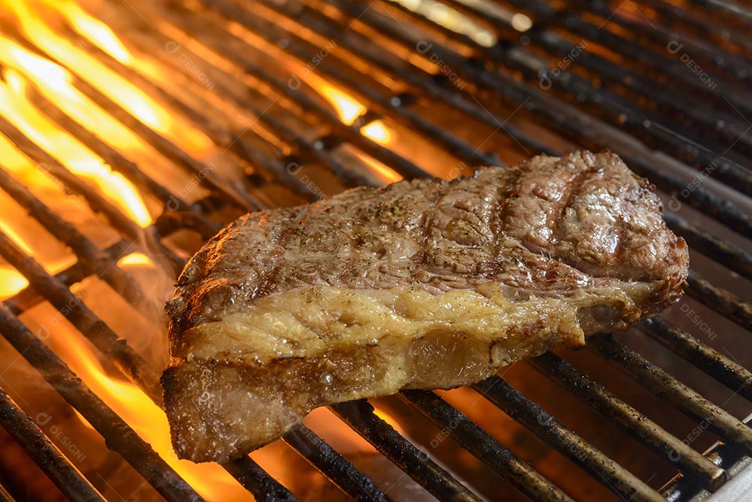 Grilled picanha barbecue. This form of barbecue is widely consumed throughout Brazil.