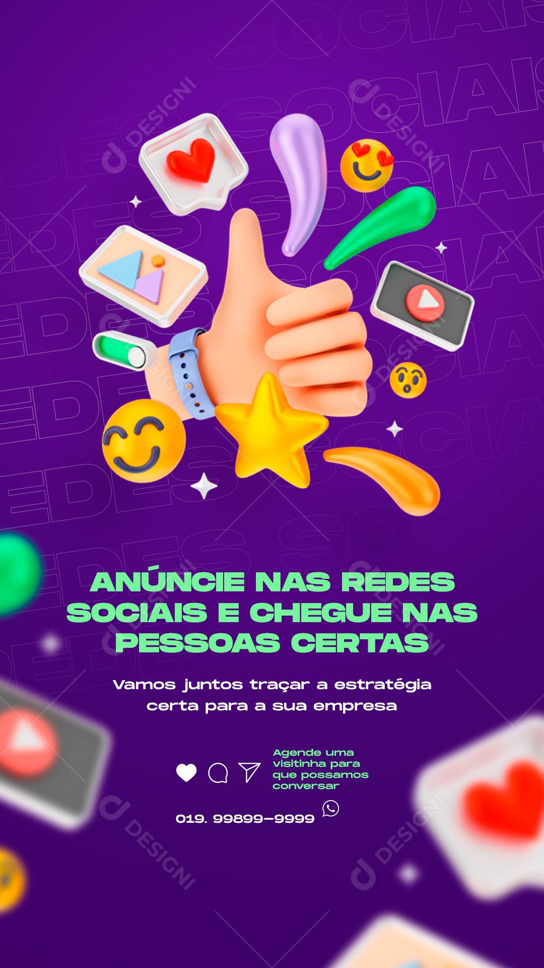 Story Anúncie Nas Redes Sociais E Chegue Nas Pessoas Marketing Social 8221