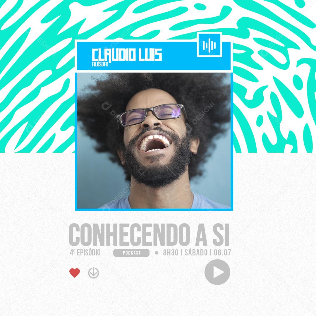 Social Media Podcast PSD Editável