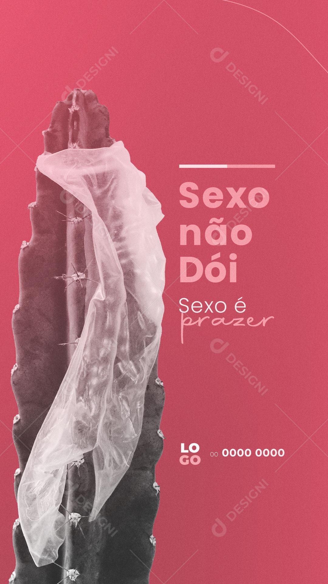 Story Clínica De Ginecologia E Obstetrícia Sexo Não Dói Sexo é Prazer Social Media Psd Editável 7910