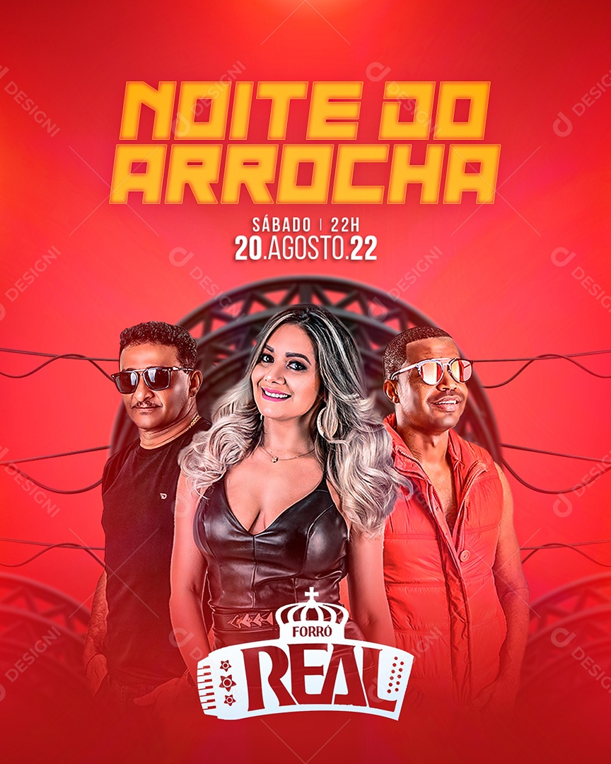 Flyer Show Noite Do Arrocha Social Media Psd Editável Download Designi 2961