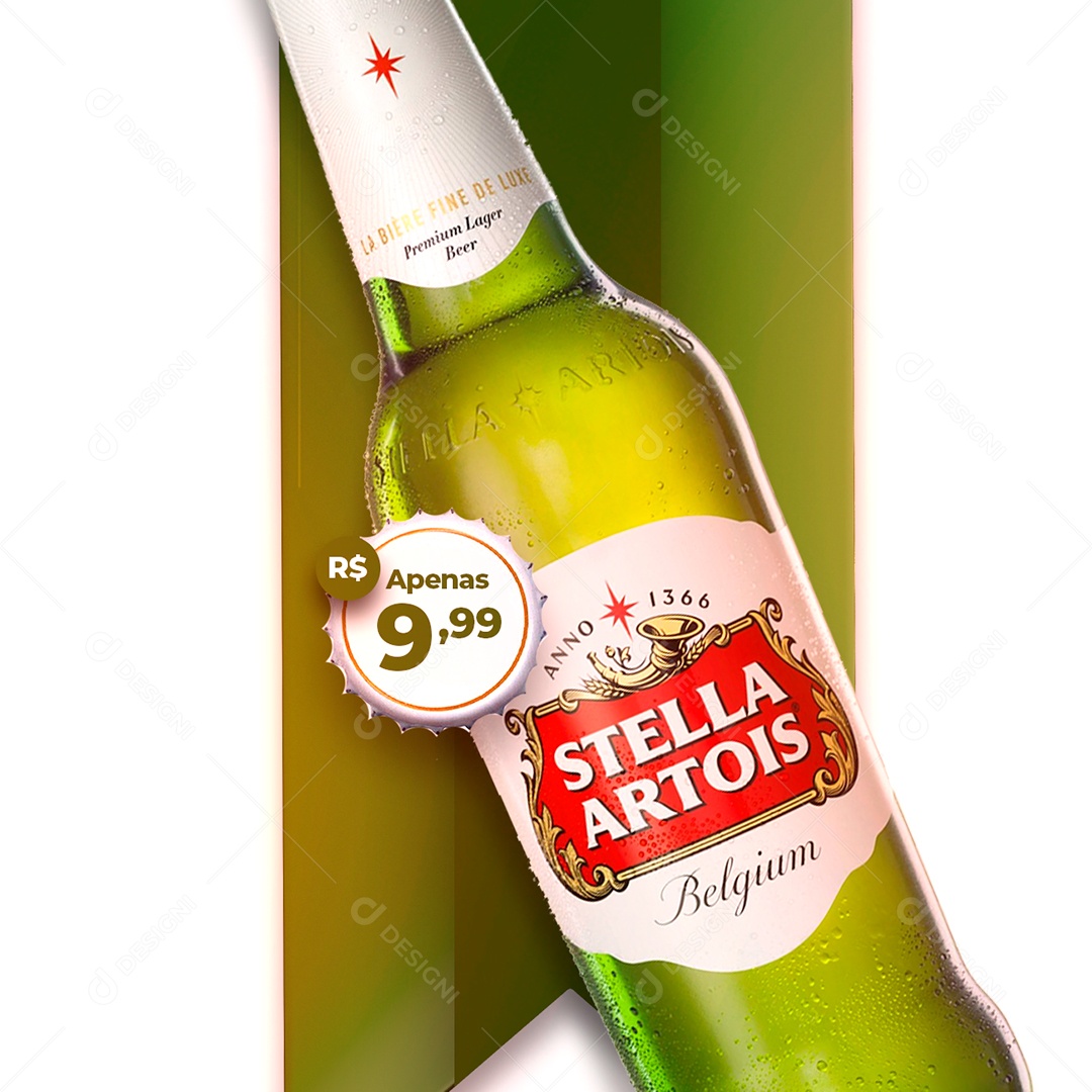 Stella Artois Cervejas Distribuidora Social Media PSD Editável