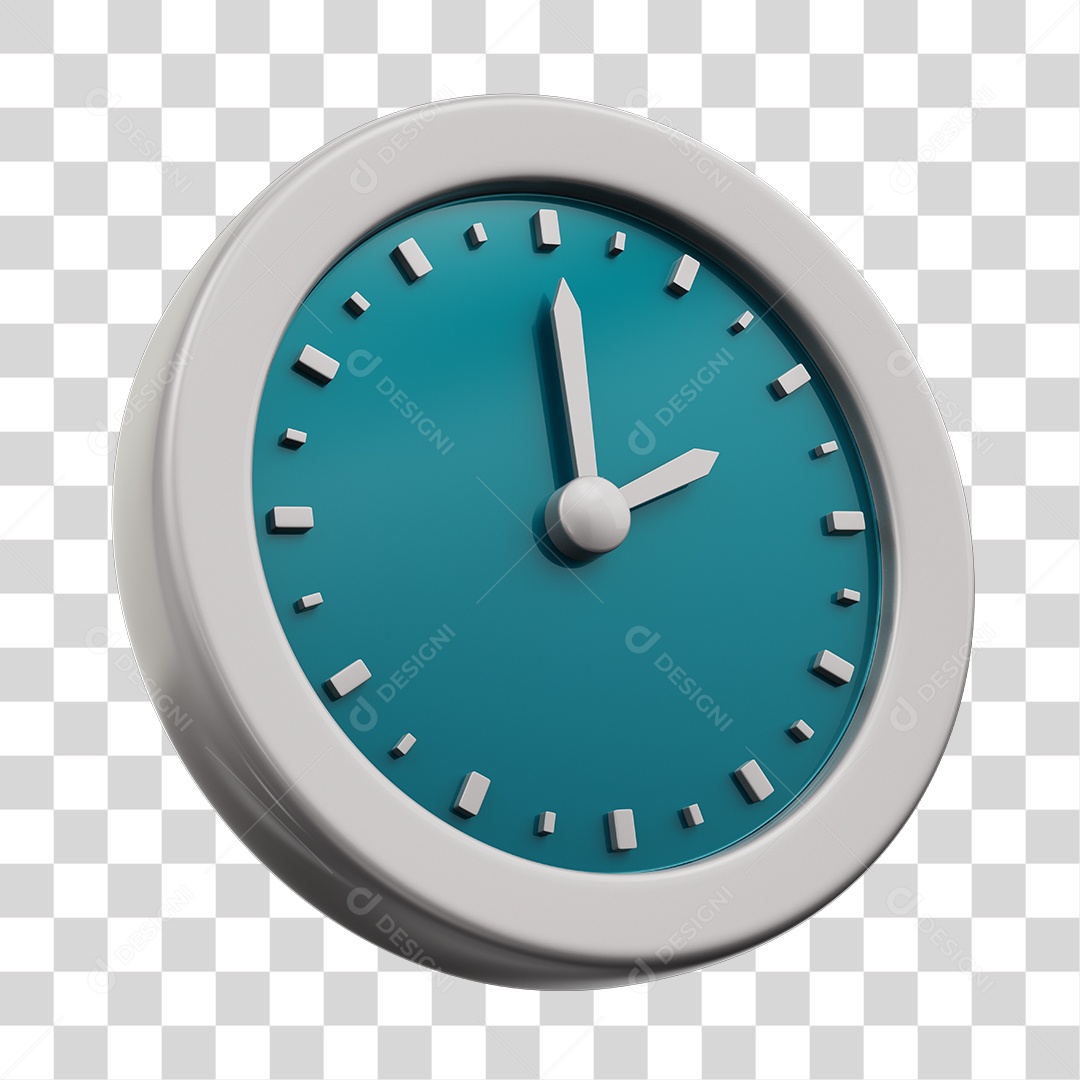Relógio Azul Com Borda Branca Elemento D PNG Transparente download Designi