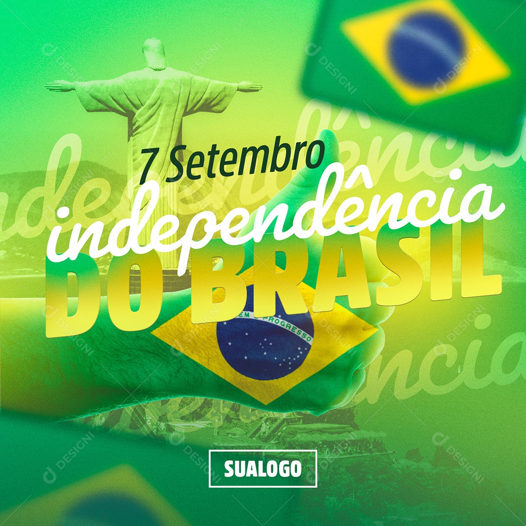Dia Da Independência Do Brasil 7 De Setembro Social Media Psd Editável Download Designi 4092