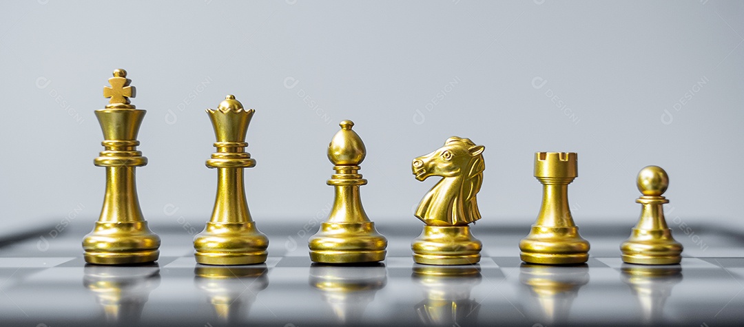 Rei e bispo no tabuleiro de xadrez