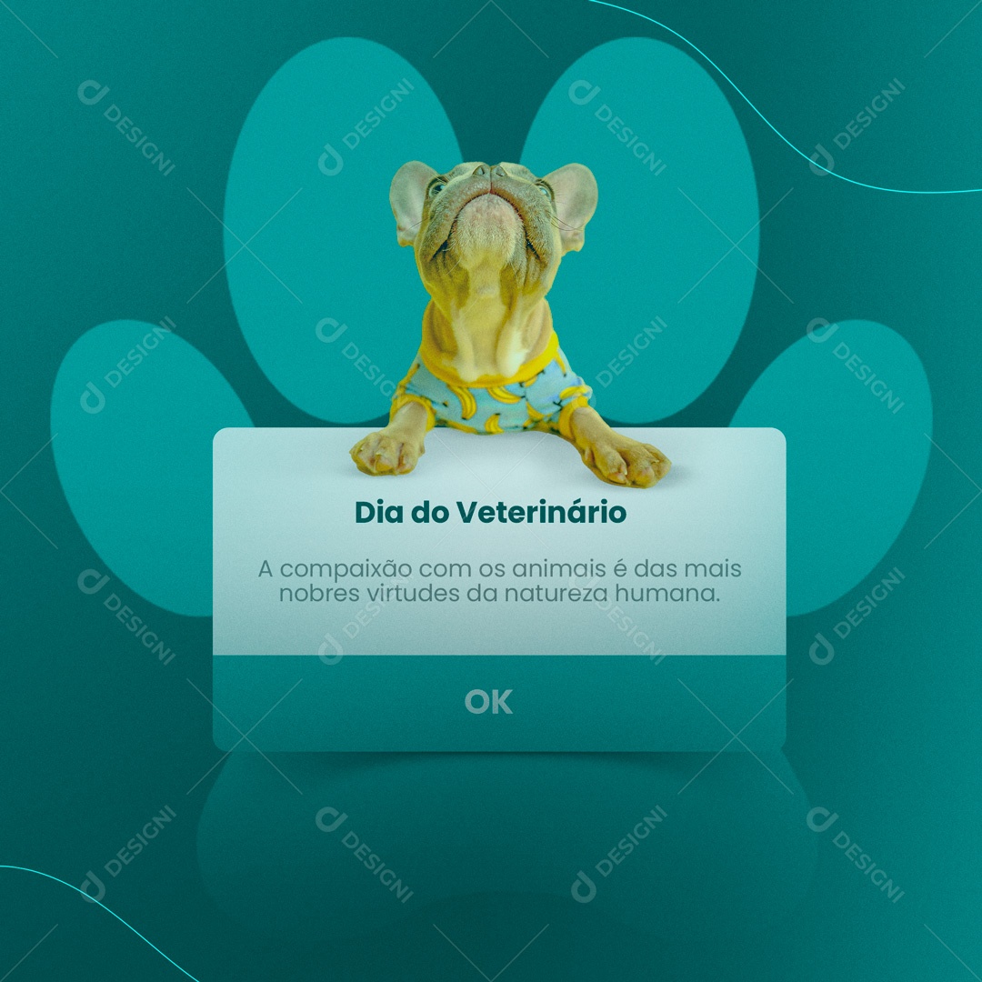 Veterinarian's Day September 9 Social Media Editable PSD