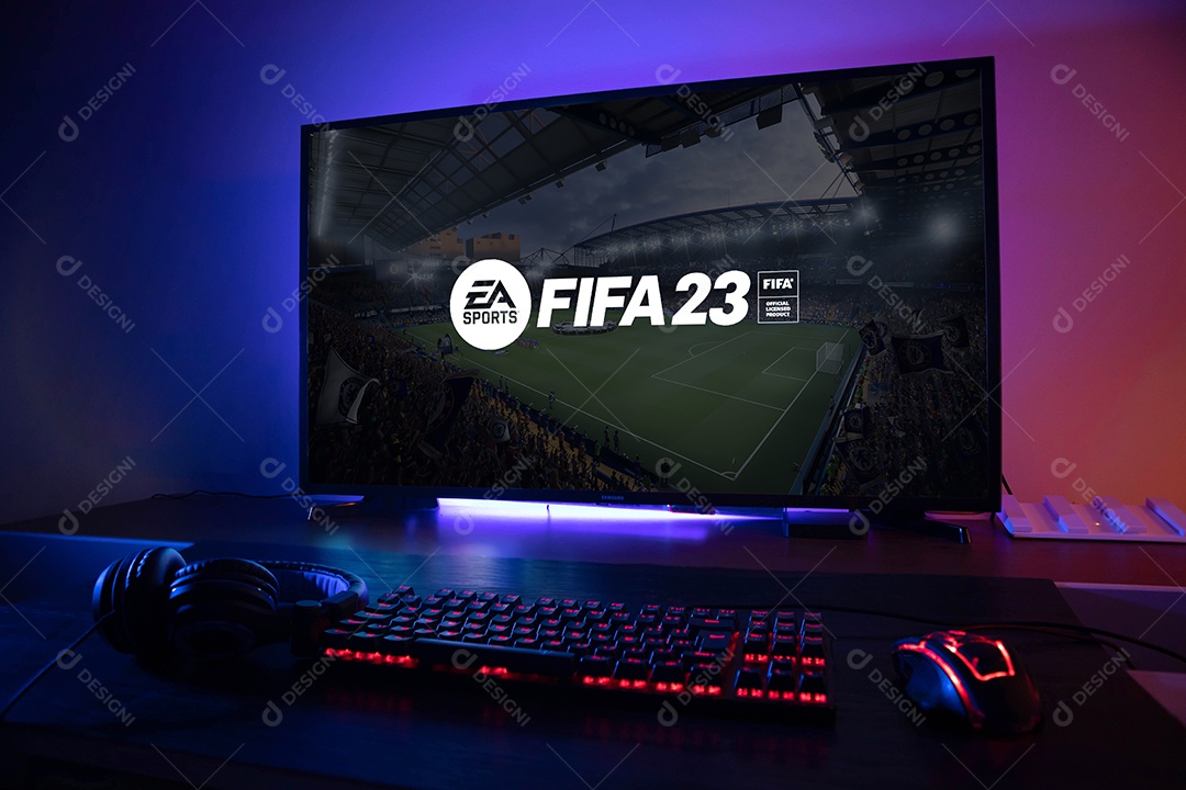 FIFA 23 computador um videogame multiplayer online desenvolvido pela EA  Sports [download] - Designi