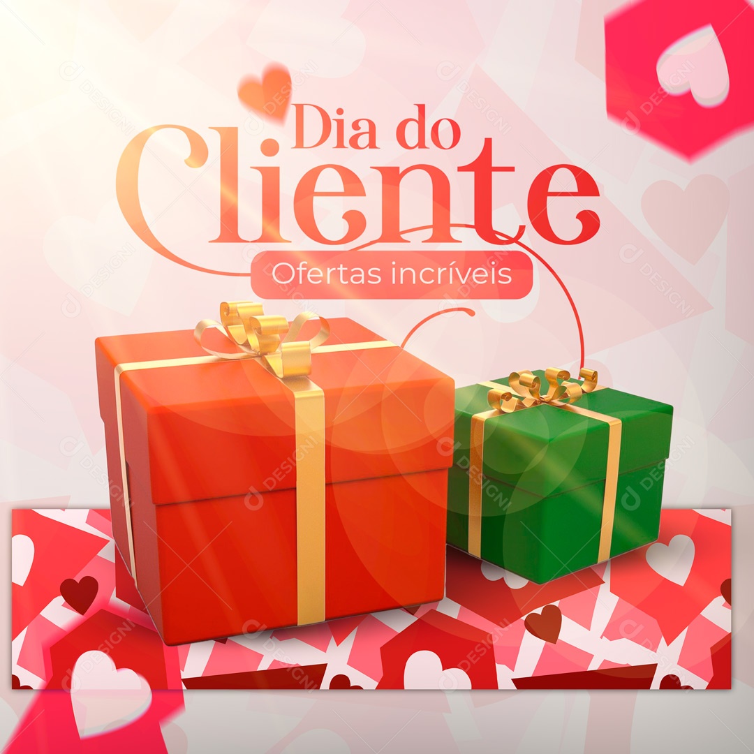 Social Media Dia do Cliente 15 de Setembro Ofertas Incríveis PSD Editável