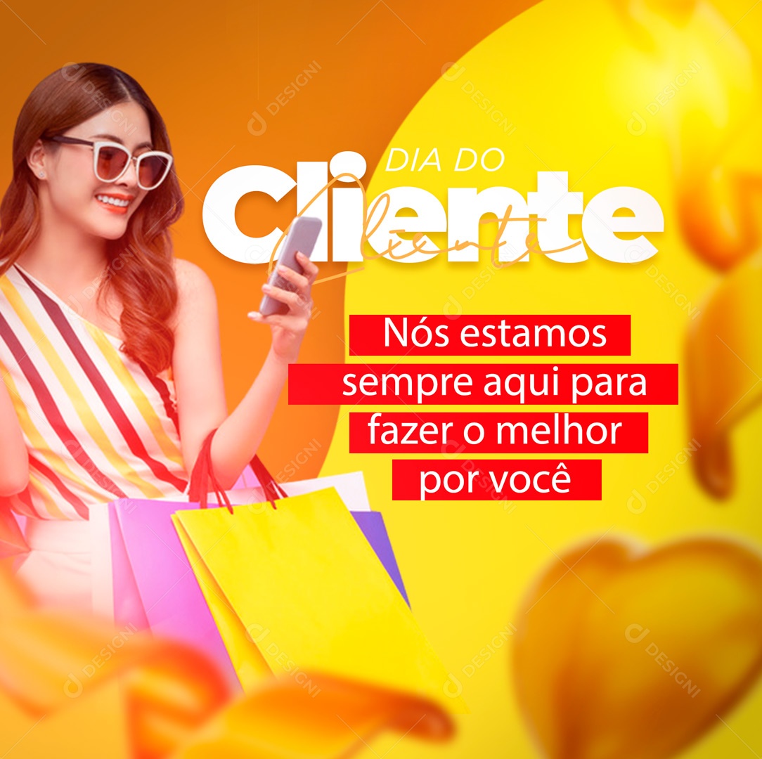 Social Media Dia do Cliente 15 de Setembro Ofertas Incríveis PSD Editável