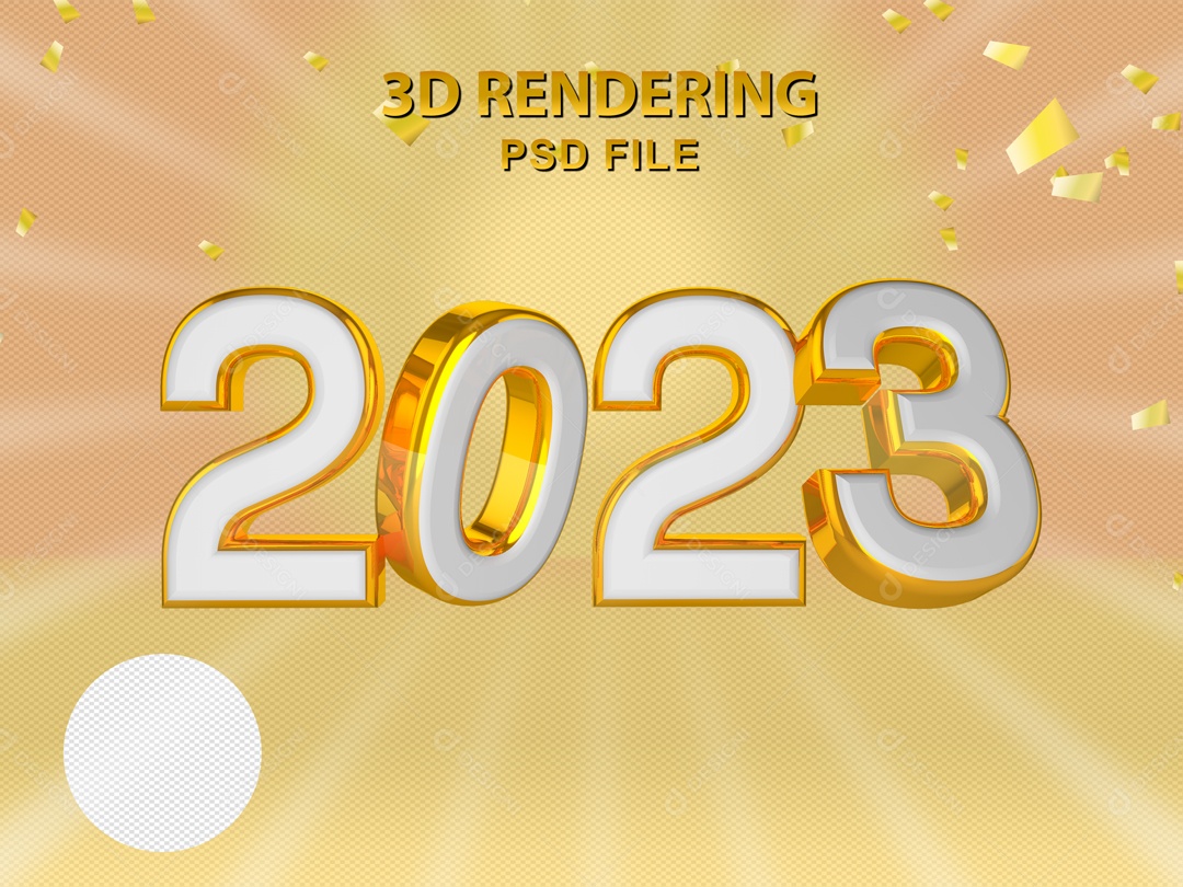 Número 3D 24 Dourado Elemento Para Composição PSD [download] - Designi