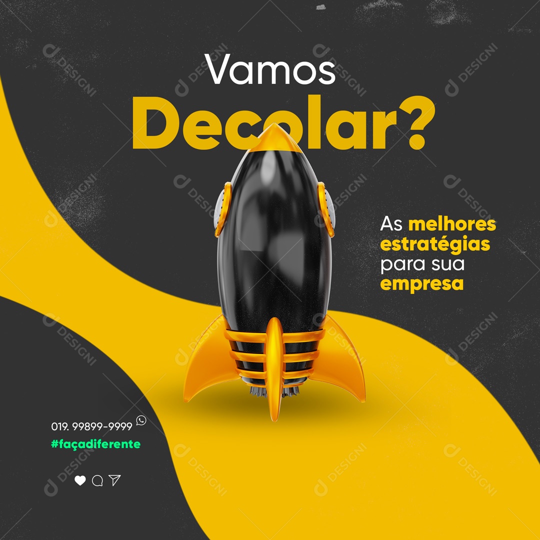 Vamos Bolar Umas Ideias Topzera Para Alavancar a Sua Empresa Marketing  Digital Social Media PSD Editável [download] - Designi