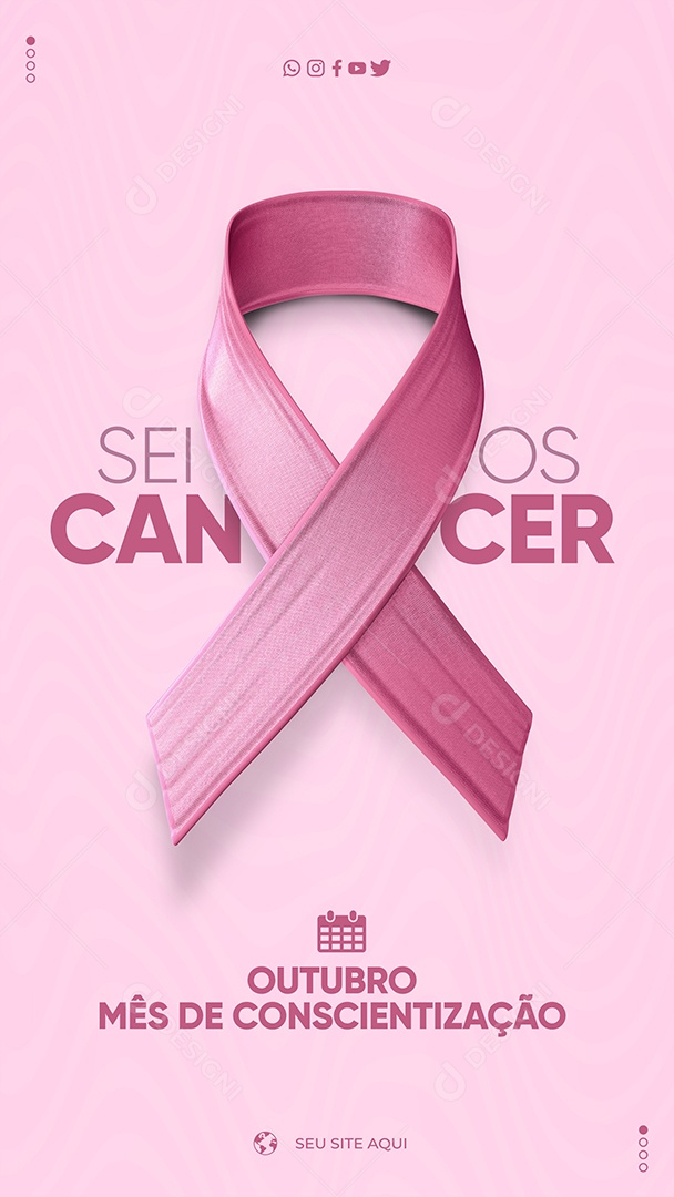 Story Breast Cancer Awareness Month October Pink Social Media Editable PSD