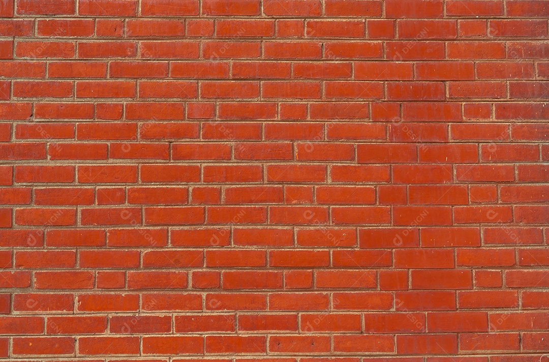 Fundo vermelho da parede de tijolos