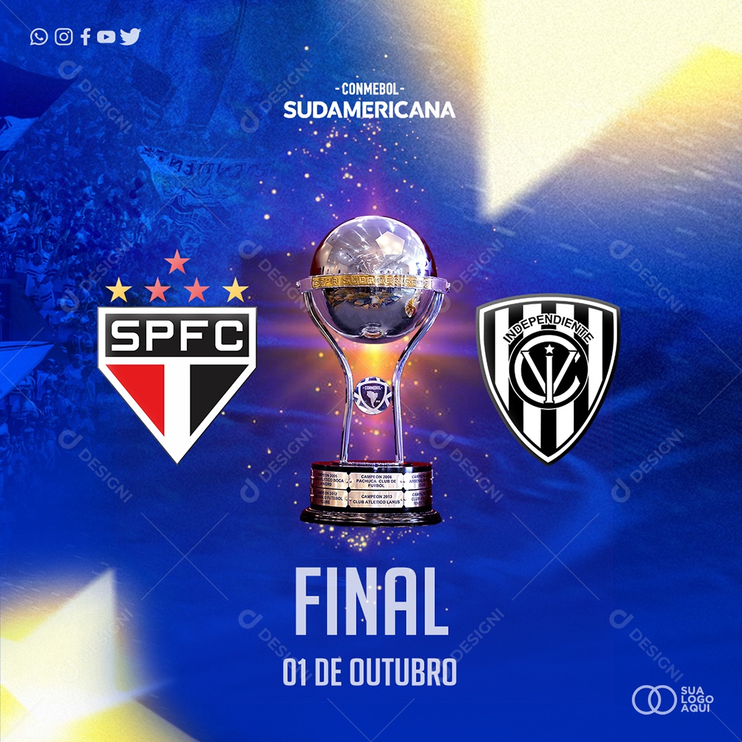 Jogo de Futebol Sud Americana Final São Paulo x Independiente ao