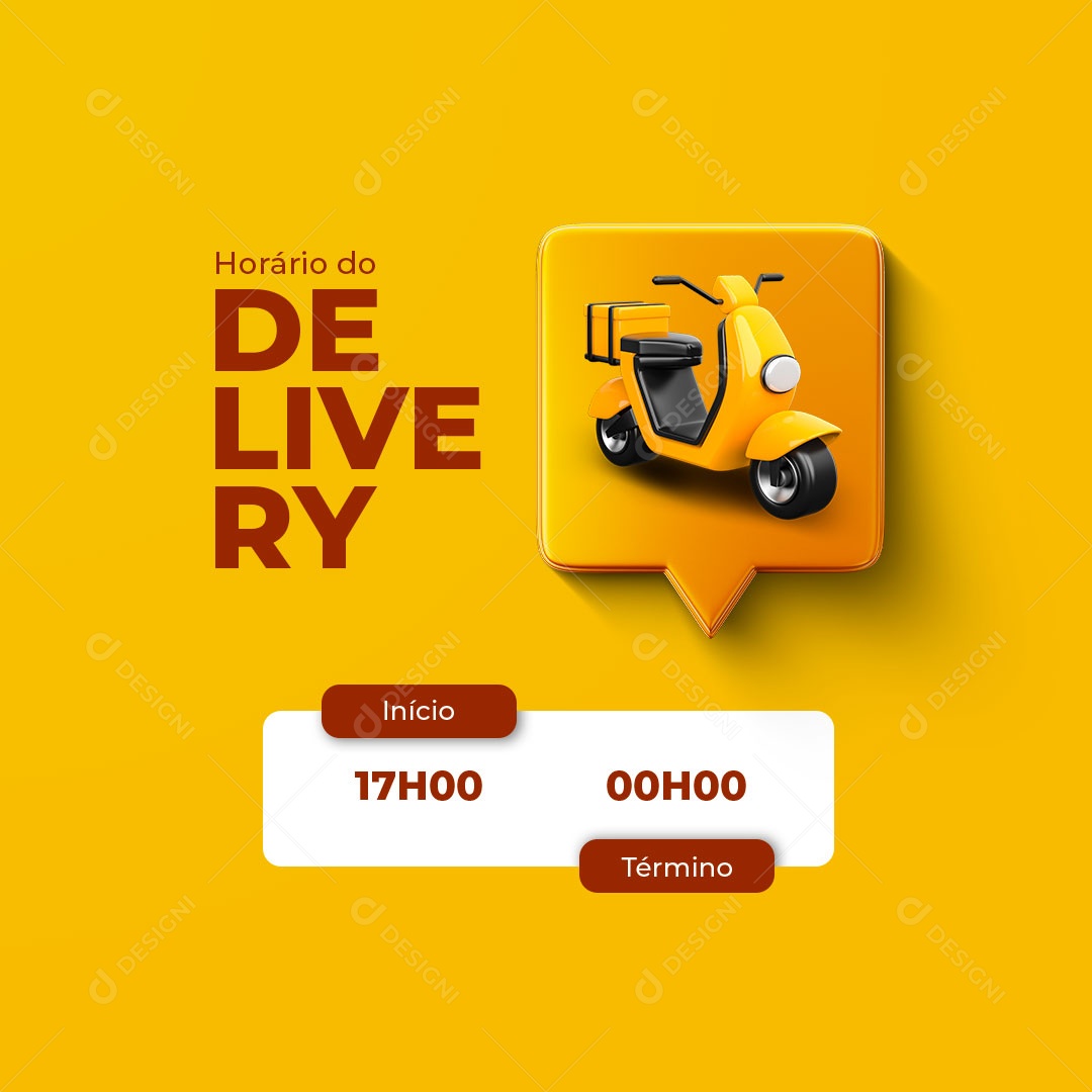 Delivery Schedule Job Vacancies Social Media Editable PSD