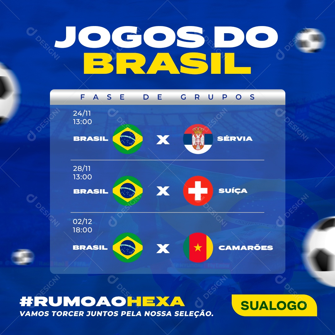 Placar Jogo Brasil Copa Do Mundo Resultado Social Media PSD, jogo futebol  hoje placar 