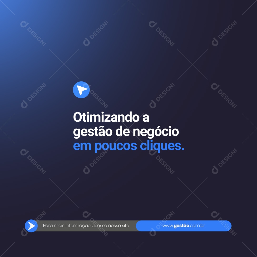 Sistema de Gestão Empresarial Otimizando a Gestão de Negócio Software Social Media PSD Editável