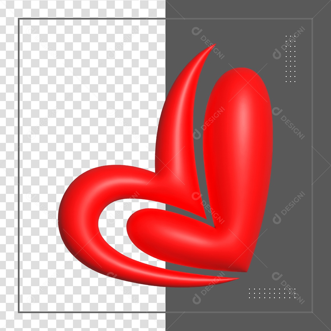 Elemento D Cora O Vermelho Para Composi O Psd Download Designi