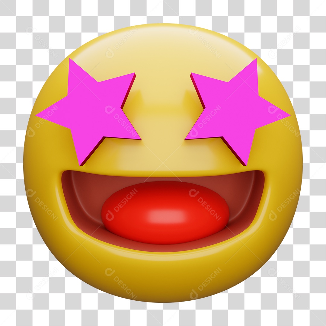 Emoji 10 rosto sorridente com olhos sorridentes Modelo 3D $9