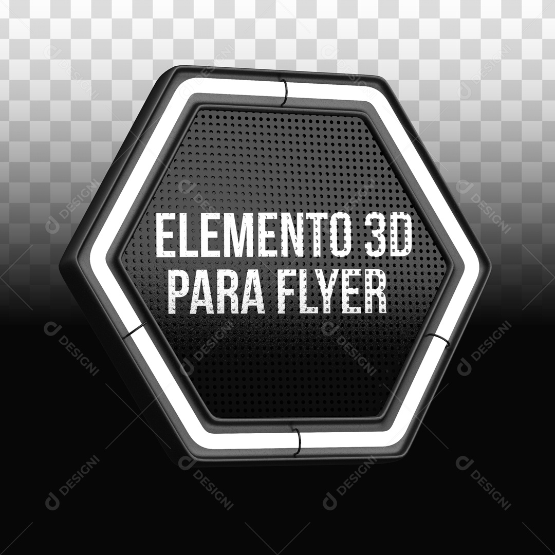 Placa Neon Elemento 3D Para Composição de Texto PSD